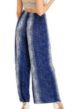 Abstract Patterned Wide Leg Palazzo Pants