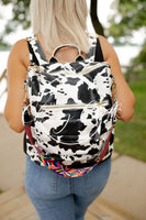 Chloe Convertible Backpack - Black Cow RTS
