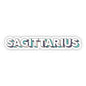 Sagittarius Lettering Zodiac Sticker