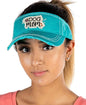 Patch Visor - Dog Mom (Turquoise)