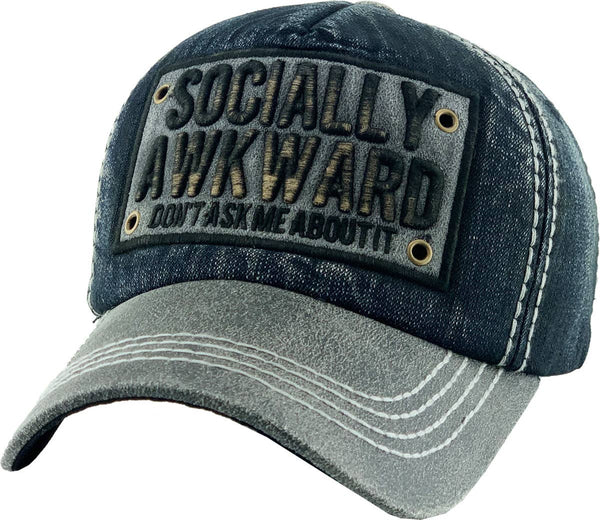 Socially Awkward Vintage Ballcap