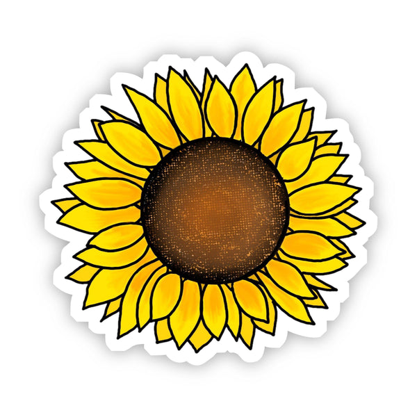 Cute Sunflower Yellow Sticker