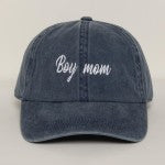Blue Boy Mom Baseball Cap
