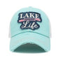 Lake Life Embroidered Baseball Cap Hat