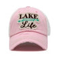 Lake Life Embroidered Baseball Cap Hat