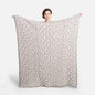 Super Soft Jacquard Leopard Print Comfy Luxe Knit Blanket