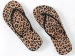 Leopard Flip Flops