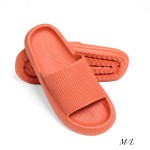 Unisex EVA Super Soft Thick Sole Slide Sandals Featuring Vertical Braided Lines