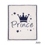 Prince Super Soft Jacquard Animal Print Comfy Luxe Knit Baby Blanket