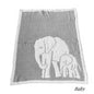 Super Soft Knit Elephant ComfyLuxe Baby Blanket