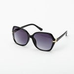 Classy Shape Sunglasses With Metal Hinge Decors
