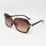Classy Shape Sunglasses With Metal Hinge Decors