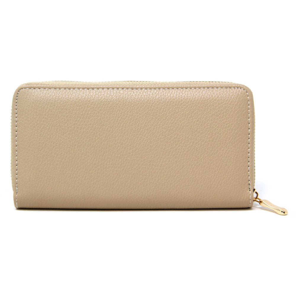 Faux Leather Long Wallet