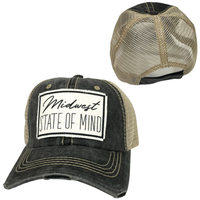 MIDWEST STATE OF MIND CAP | UNISEX HAT | DISTRESSED
