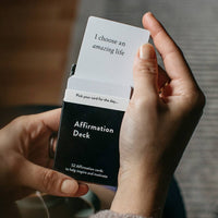 Affirmation Card Deck - Self Care Wellness Mindfulness Gift