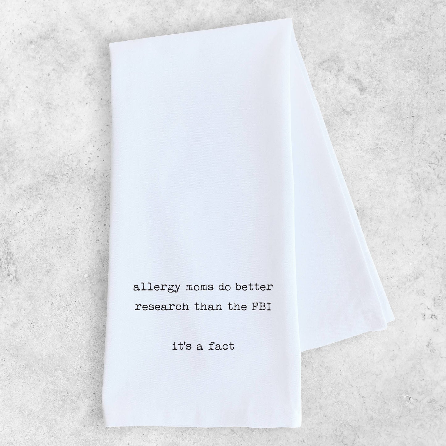 Allergy Moms - Tea Towel