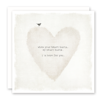 I'm Here For You - Sympathy Card - Support Card