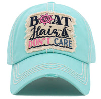 BOAT HAIR DON'T CARE WASHED VINTAGE BALLCAP