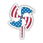 USA Pinwheel Sticker