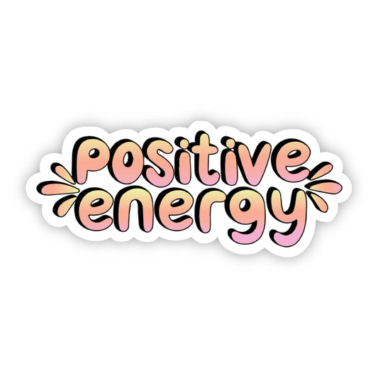 Positive Energy Sunburst Sticker