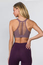 Macrame Cut Out Activewear Sports Bra