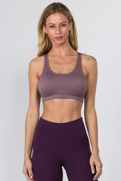 Macrame Cut Out Activewear Sports Bra