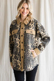 Jodifl Leopard Print Jacket Shacket