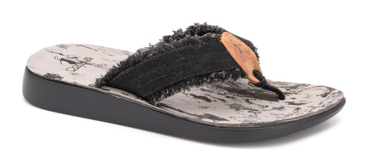 Black Shaved Ice Corkys Flip Flop Sandals Shoes