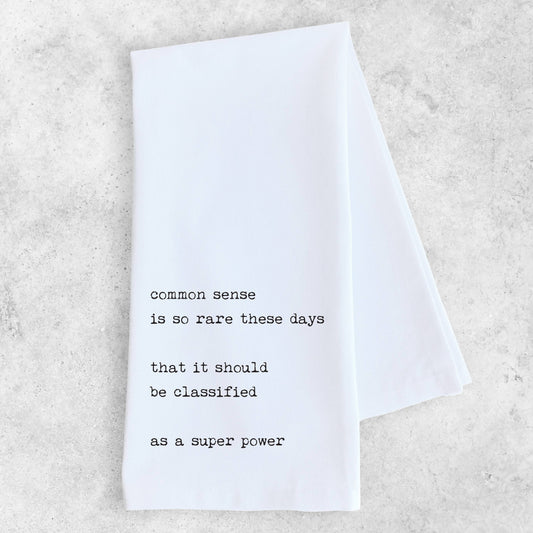 Common Sense - Tea Towel