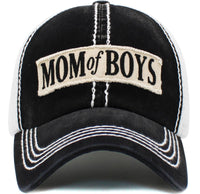 Mom Of Boys Mesh Vintage Ballcap