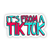 It's from a Tiktok Sticker