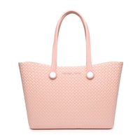 Pink V2023TX Carrie Textured Versa Tote w/ Interchangeable Straps