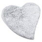 Marshmallow Gray Warmies Heart Heat Pad