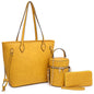 Mustard Fashion 3-In-1 Shopper Set Purse