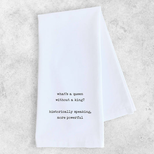 Powerful Queen - Tea Towel