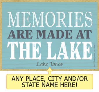Memories are made at the lake