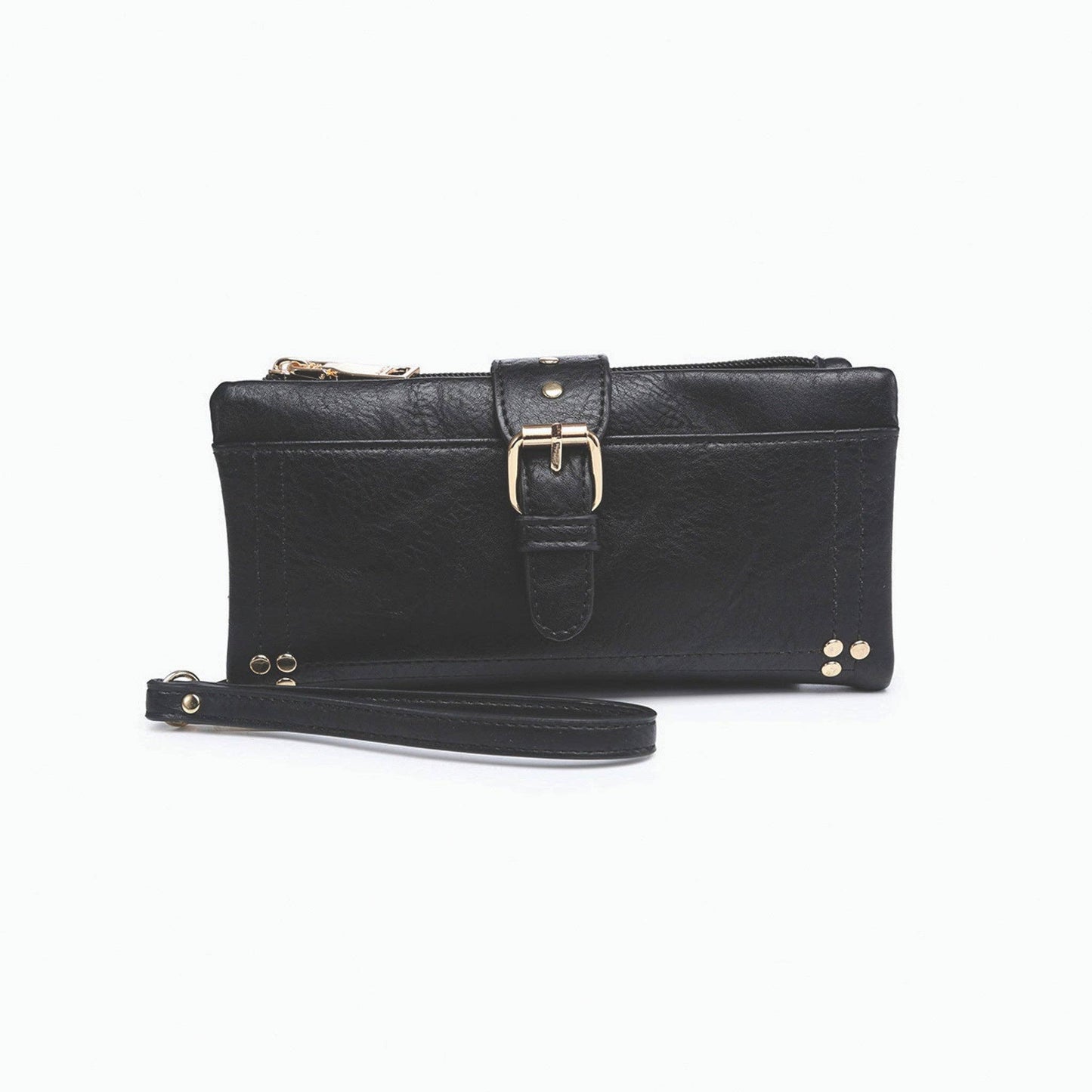 WL2230 Cadence Buckle Wallet/Clutch w/ Zip Top