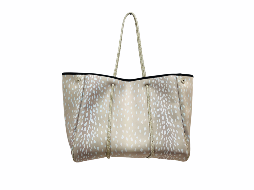 Champagne Fawn Tote Bag Neoprene