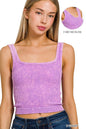 L/XL B VIOLET Premium Washed Seamless 2-way Tank: L/XL / -160257