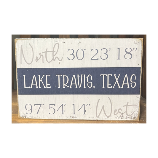 Lake of the Ozarks Coordinates Shelf Sitter