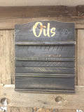 Essential oils Shelf, Oils Rack, essential oil rack, Oil Shelf, rustic rack, Essential Oils Display, Oil Display, Gift for her, Black Shelf