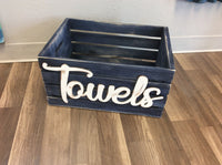 Towel Crate