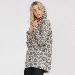 Women’s Standout Leopard Printed Hoodie