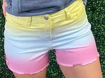 150084 Judy Blue Ombre Shorts High Waist