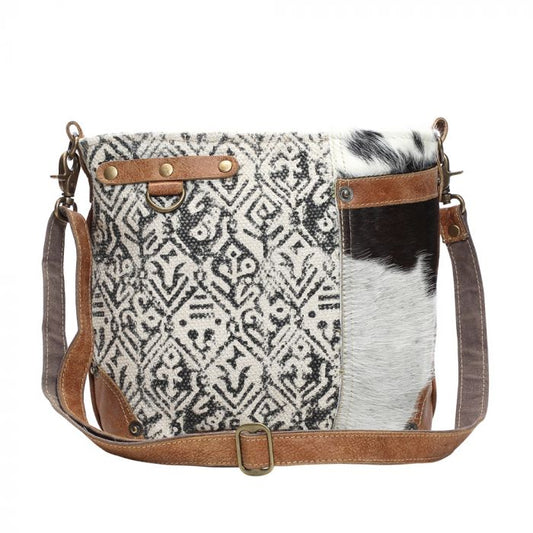 Hairon and Cotton Rug shoulder Bag Myra