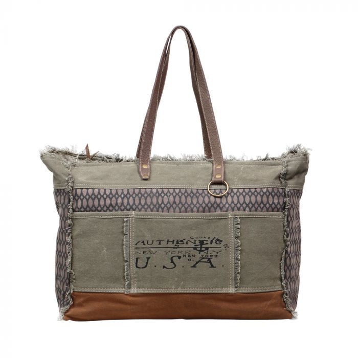 HONEY BEE PRINT WEEKENDER BAG Myra