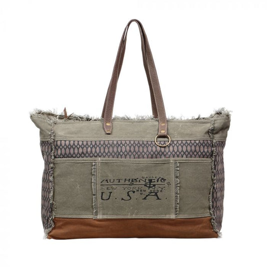 HONEY BEE PRINT WEEKENDER BAG Myra