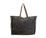 Minimal Rhombus Patterned Weekender Bag Myra