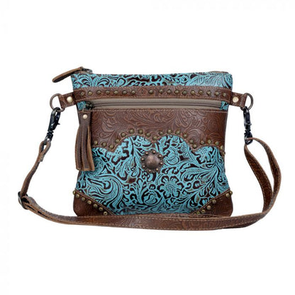 Azure Aesthetic Leather & Hair On Bag Myra