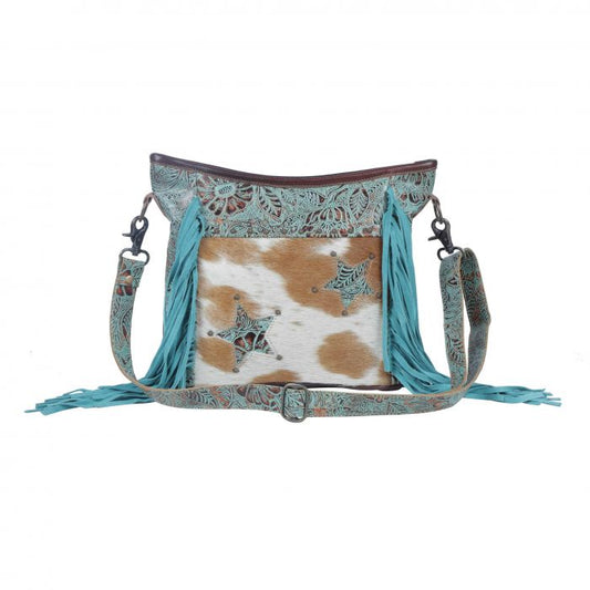 Luminous Turquoise Concealed Bag Myra